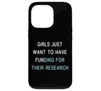Citation de Recherche sur Le financement des Filles/Étudiante au doctorat sur Les Femmes en sci Coque pour iPhone 13 Pro