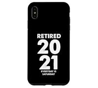 Citation de Retraite 2021 : « Chaque Jour est Un Samedi : Une Retraite Amusante » Coque pour iPhone XS Max