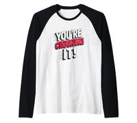 Citation de réussite motivante You're Crushing It Manche Raglan