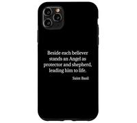 Citation de Saint Basilic Angel As Protector and Shephard Coque pour iPhone 11 Pro Max