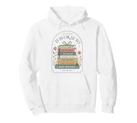Citation de santé mentale Floral Book Stack Inspiration Sweat à Capuche