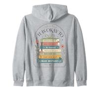 Citation de santé mentale Floral Book Stack Inspiration Sweat à Capuche