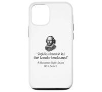Citation de Shakespeare - Cupidon est Un garçon Knavish Coque pour iPhone 12/12 Pro