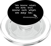Citation de Shakespeare Hamlet/Know Not Classic Littérature PopSockets PopGrip pour MagSafe