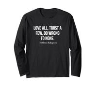 Citation de Shakespeare Love All Manche Longue