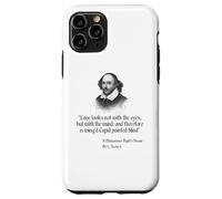 Citation de Shakespeare - Love Looks Not with The Eyes Coque pour iPhone 11 Pro