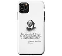 Citation de Shakespeare - Love Looks Not with The Eyes Coque pour iPhone 11 Pro Max