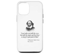 Citation de Shakespeare - Love Looks Not with The Eyes Coque pour iPhone 12/12 Pro
