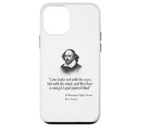 Citation de Shakespeare - Love Looks Not with The Eyes Coque pour iPhone 12 Mini