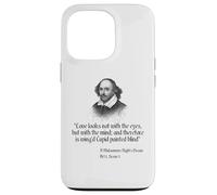 Citation de Shakespeare - Love Looks Not with The Eyes Coque pour iPhone 13 Pro