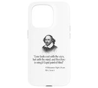 Citation de Shakespeare - Love Looks Not with The Eyes Coque pour iPhone 15 Pro