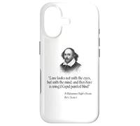Citation de Shakespeare - Love Looks Not with The Eyes Coque pour iPhone 17