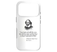 Citation de Shakespeare - Love Looks Not with The Eyes Coque pour iPhone 17 Pro
