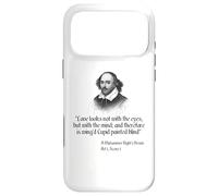 Citation de Shakespeare - Love Looks Not with The Eyes Coque pour iPhone 17 Pro Max