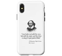 Citation de Shakespeare - Love Looks Not with The Eyes Coque pour iPhone X/XS
