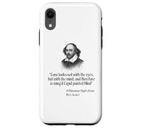 Citation de Shakespeare - Love Looks Not with The Eyes Coque pour iPhone XR