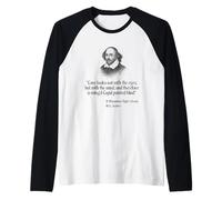 Citation de Shakespeare - Love Looks Not with The Eyes Manche Raglan