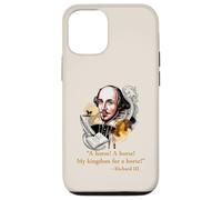Citation de Shakespeare My Kingdom for a Horse Coque pour iPhone 12/12 Pro