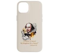 Citation de Shakespeare My Kingdom for a Horse Coque pour iPhone 14 Plus