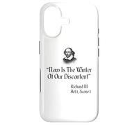 Citation de Shakespeare - Now is The Winter of Our Discontent Coque pour iPhone 17