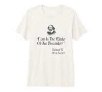 Citation de Shakespeare - Now is The Winter of Our Discontent T-Shirt Haut de Gamme