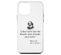Citation de Shakespeare - Once More Into The Breach Dear Friends Coque pour iPhone 12 Mini