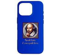 Citation de Shakespeare Speak Low Love Much Ado About Nothing Coque pour iPhone 16 Pro