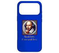 Citation de Shakespeare Speak Low Love Much Ado About Nothing Coque pour iPhone 17 Pro Max