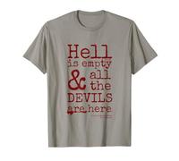 Citation de Shakespeare, The Tempest, Devils Are Here T-Shirt