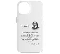 Citation de Shakespeare - To Thine Own Self Be True - Hamlet Coque pour iPhone 14