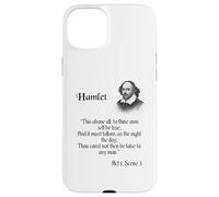 Citation de Shakespeare - To Thine Own Self Be True - Hamlet Coque pour iPhone 15 Plus