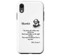 Citation de Shakespeare - To Thine Own Self Be True - Hamlet Coque pour iPhone XR