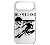 Citation de Ski Born to Ski Coque pour iPhone Air