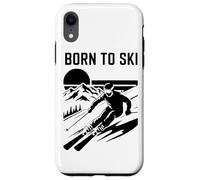 Citation de Ski Born to Ski Coque pour iPhone XR