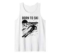 Citation de Ski Born to Ski Débardeur