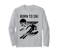 Citation de Ski Born to Ski Manche Longue