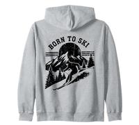 Citation de Ski Born to Ski Sweat à Capuche