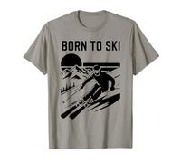 Citation de Ski Born to Ski T-Shirt
