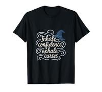 Citation de sorcière Inhaler Confiance, expirer malédictions T-Shirt