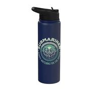 Citation de Submariner Always Watching For The Kraken Submarine Stainless Steel Insulated Water Bottle