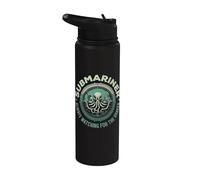 Citation de Submariner Always Watching For The Kraken Submarine Stainless Steel Insulated Water Bottle