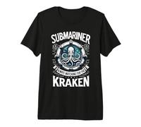 Citation de Submariner Always Watching for The Kraken Submarine T-Shirt Haut de Gamme