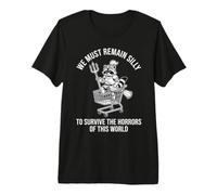 Citation de Survie du Chevalier Raton Laveur T-Shirt Haut de Gamme