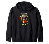 Citation de Thanksgiving avec inscription « I Came I Saw I Devored Raccoon Foodie » Sweat à Capuche