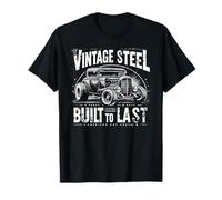Citation de tige de rat vintage en acier, voiture Hot Rod vintage T-Shirt