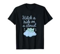Citation de Voyage Hitch a Ride on a Cloud Wanderlust T-Shirt