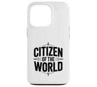 Citation de Voyage inspirante Citoyen du Monde Coque pour iPhone 13 Pro
