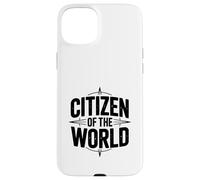 Citation de Voyage inspirante Citoyen du Monde Coque pour iPhone 15 Plus