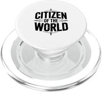 Citation de Voyage inspirante Citoyen du Monde PopSockets PopGrip pour MagSafe