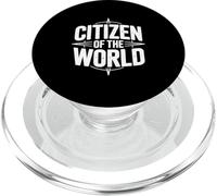 Citation de Voyage inspirante Citoyen du Monde PopSockets PopGrip pour MagSafe